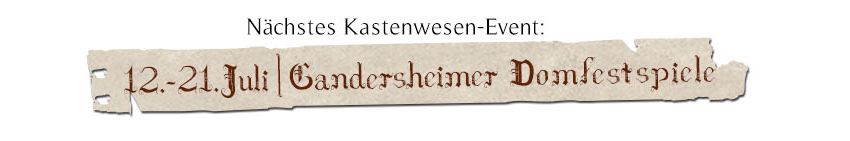 Neues Kastenwesen-Event